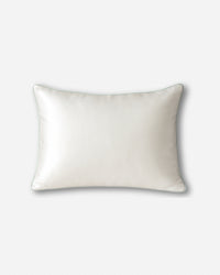 Silk Pillowcase - White + Sage